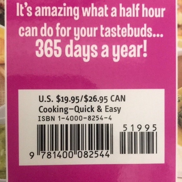 Cookbook By Rachel Ray 365: No Repeats 30 Minute Meals - Picture 5 of 8